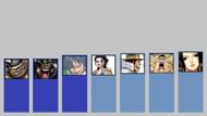 Left to right, positions from 62nd to 57th (Image via Shueisha)